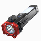 Multifunction LED Flashlight with Safety Hammer