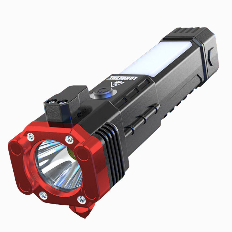 Multifunction LED Flashlight with Safety Hammer