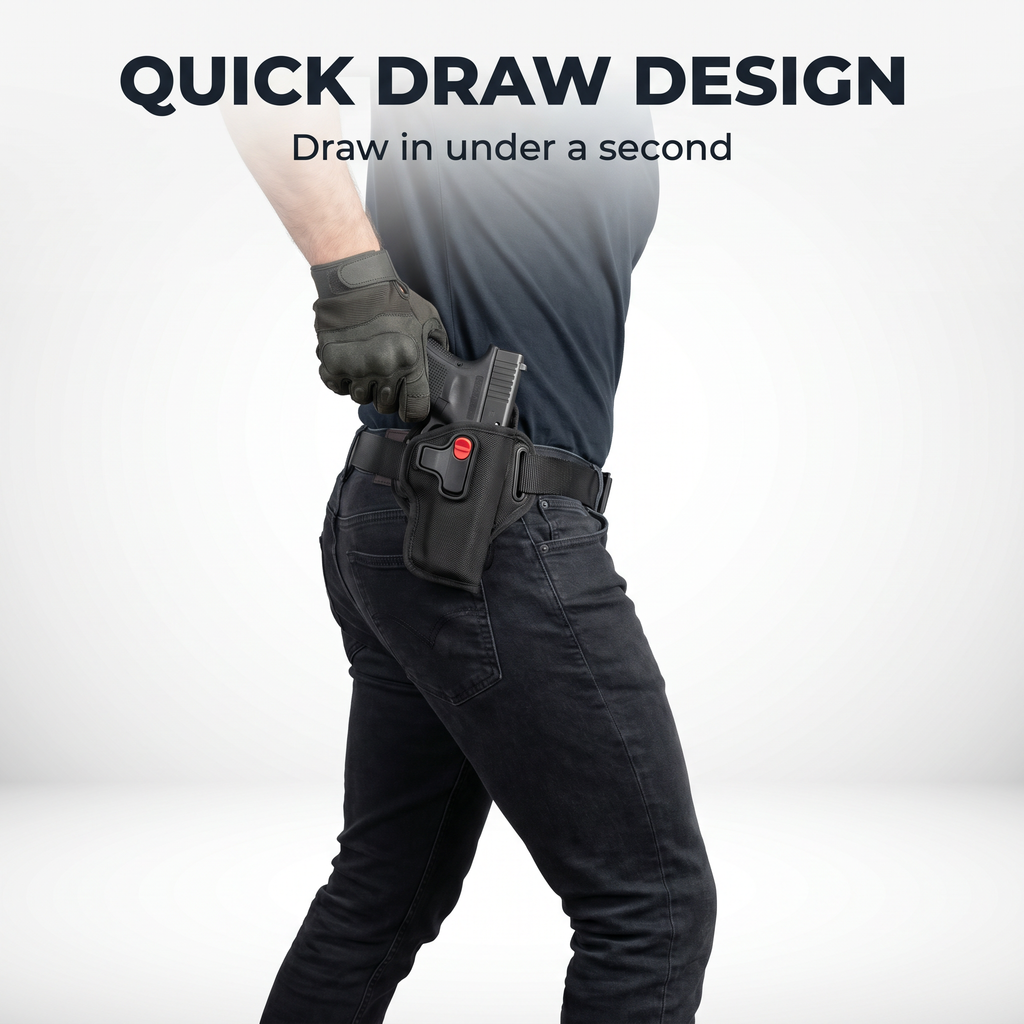 CONCEALED QUICK DRAW WASIT HOLSTER
