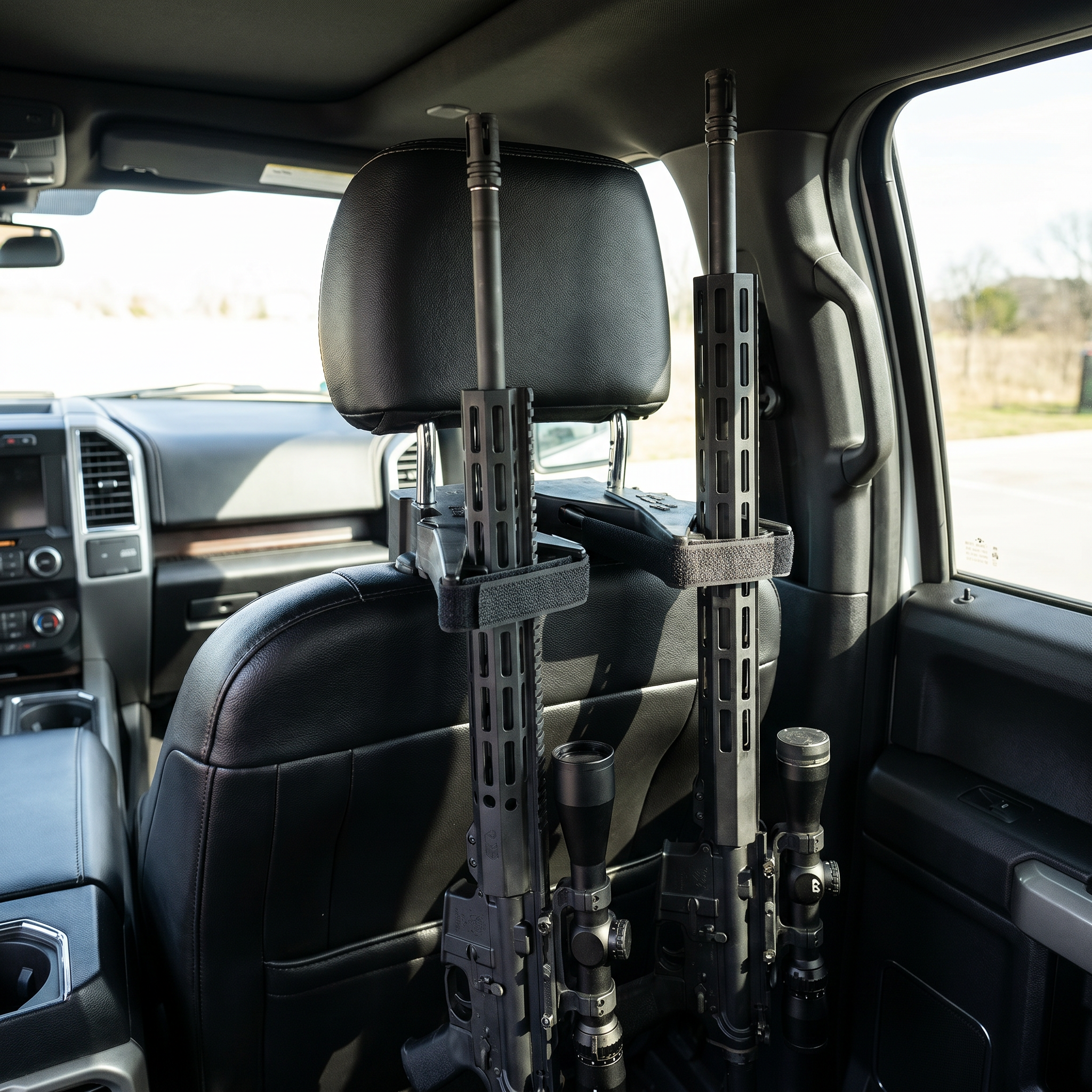 Seat-Lock Dual Gun Rack