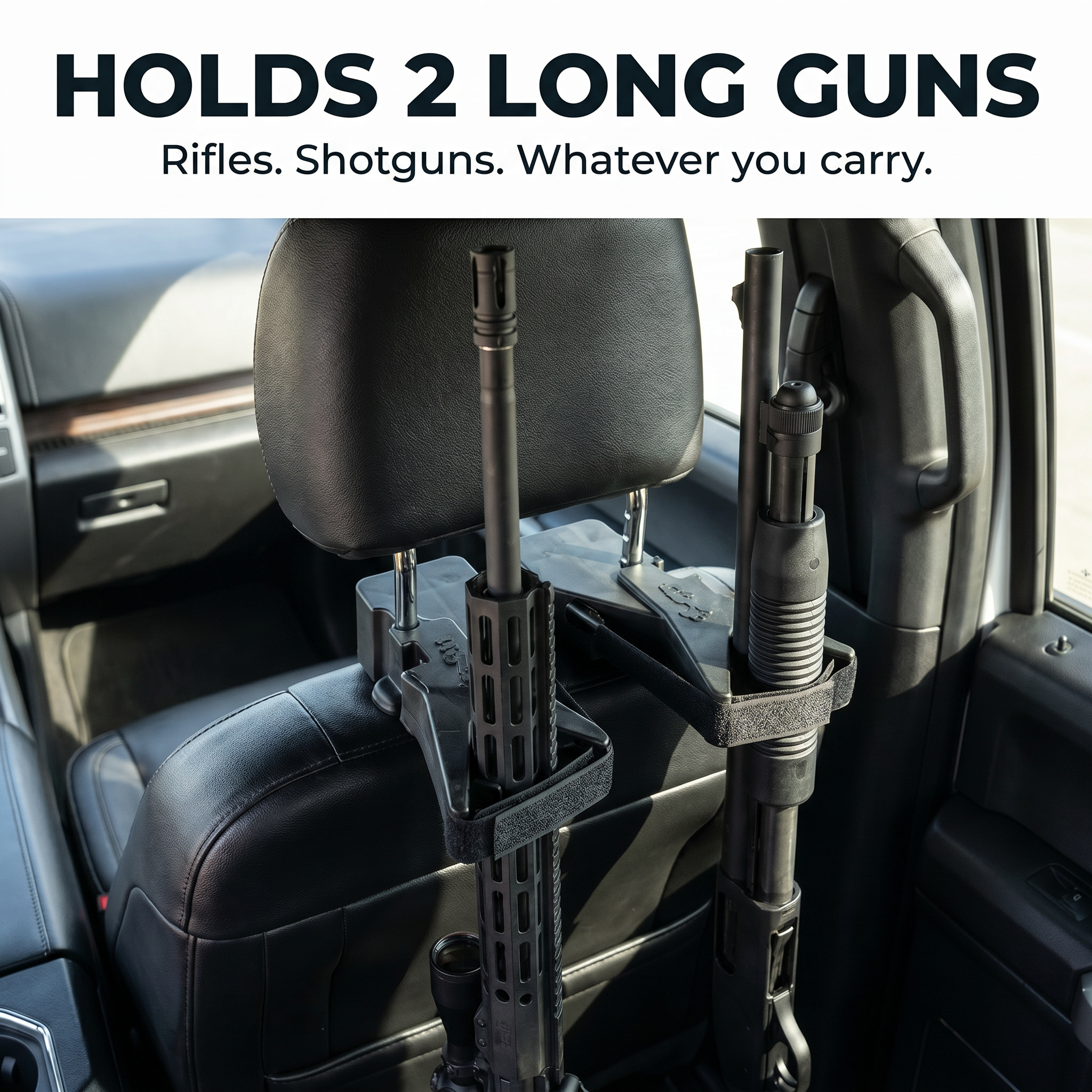Seat-Lock Dual Gun Rack