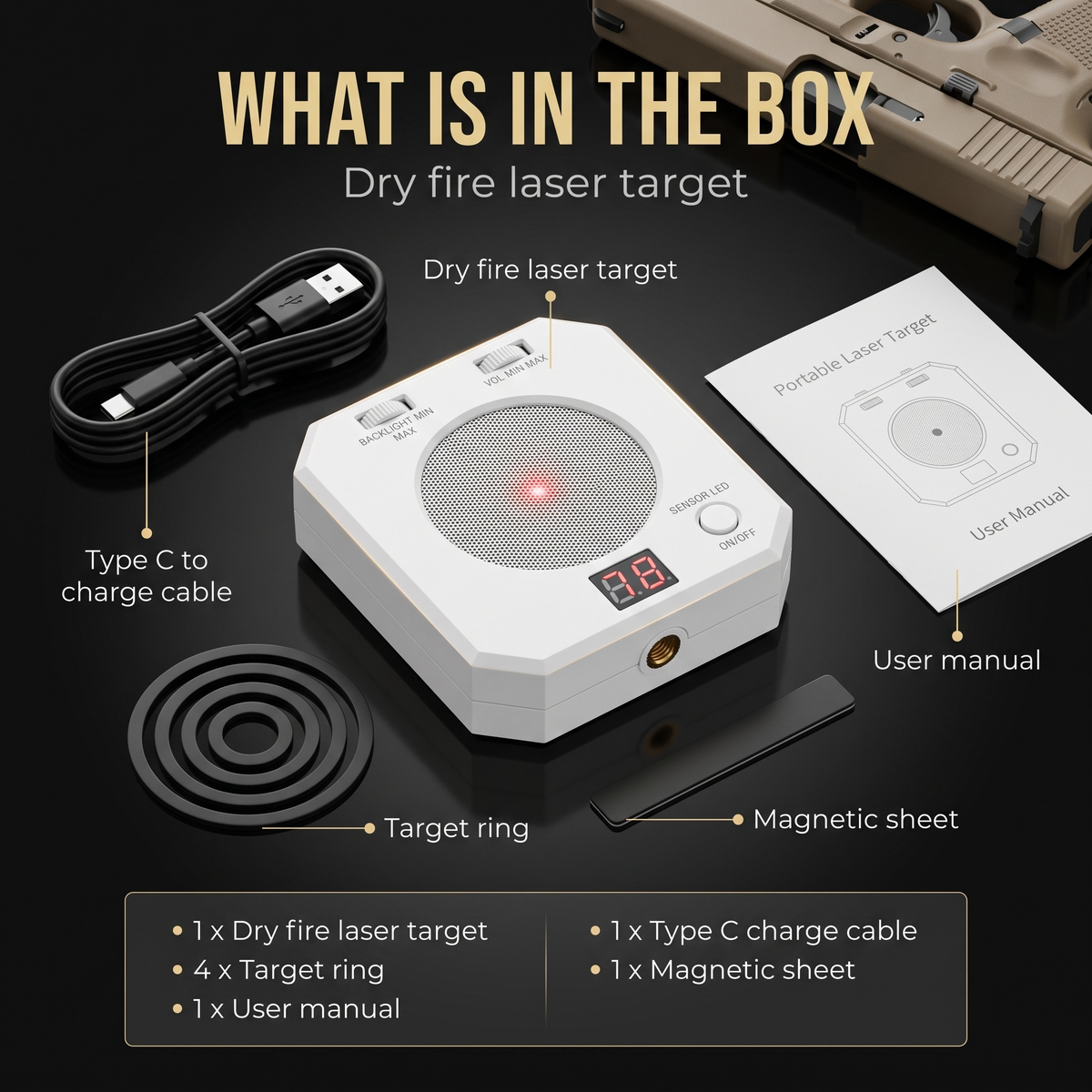 HITMARK Dry Fire Laser Target